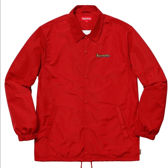Supreme | Jackets & Coats | Supreme Gonz Logo Coaches Jacket Red